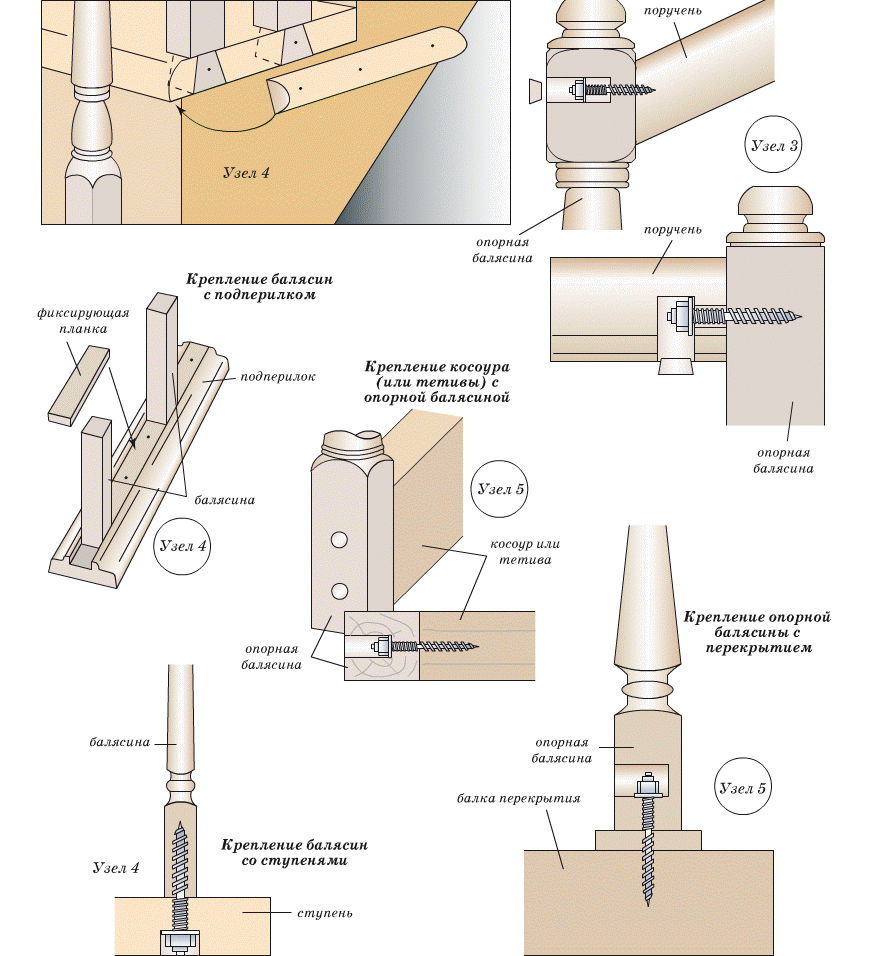 How to fix balusters?