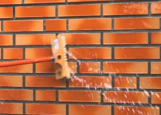 How to clean the brick?