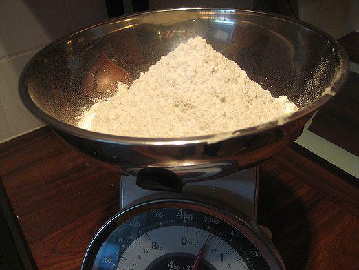 How to measure flour?