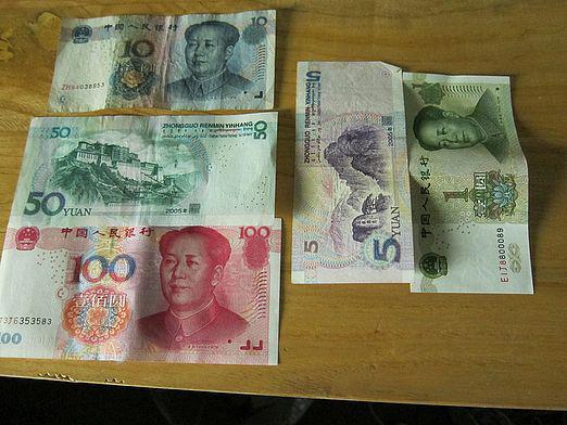 What is the currency in China?