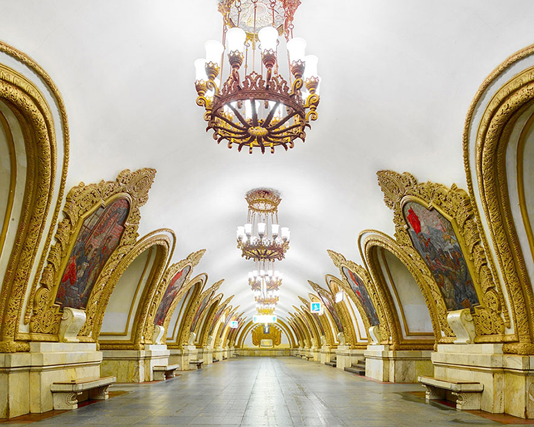 Beauty and greatness in the Russian metro stations