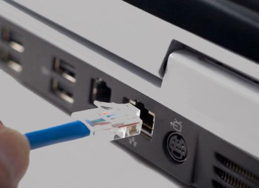 How to connect a wired Internet?