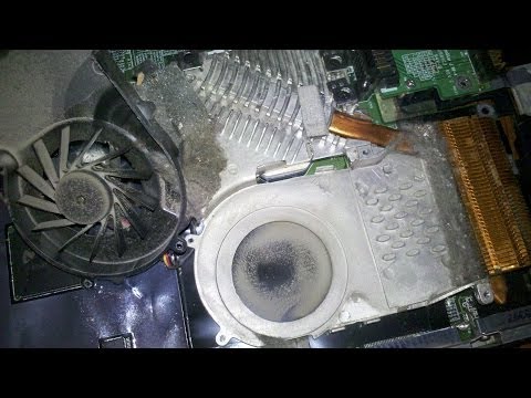 How to clean the laptop from dust?