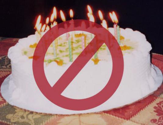 How not to celebrate a birthday?