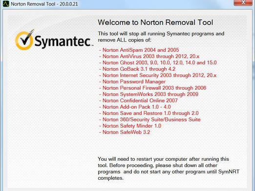 How to remove Norton?