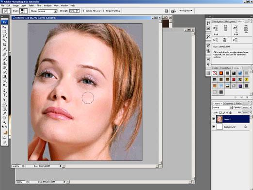 How to make perfect skin in Photoshop?