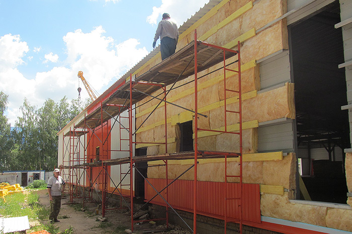 Construction of shop