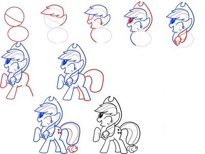 How to draw May Little Pony?