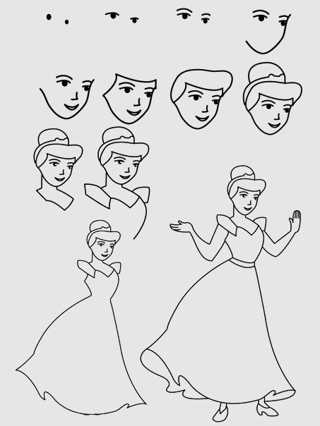 How to draw a princess?