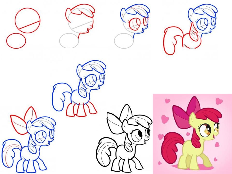 How to draw a pony?