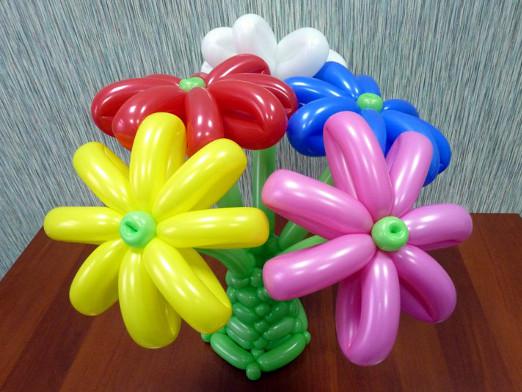 How to make a bouquet of balls?