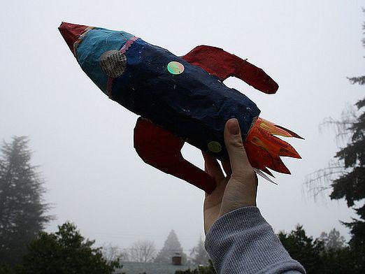 How to make a rocket out of paper?