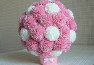 How to make a ball of flowers?