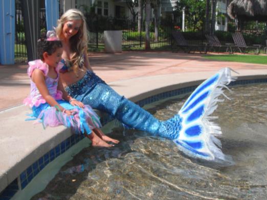 How to become a mermaid at home?