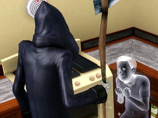 How to become a death in the Sims 3?