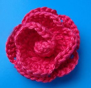 How to tie flowers crochet?