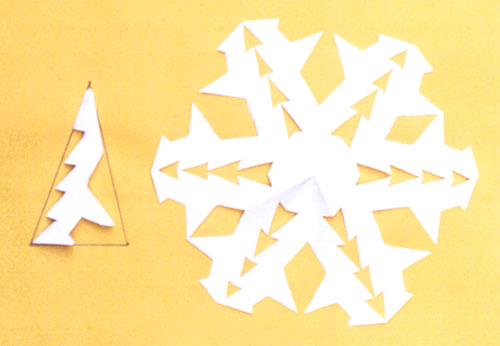 How to cut snowflakes?