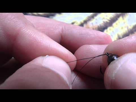 How to tie a mormyshka?