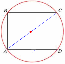 What is the radius of the circumscribed circle?