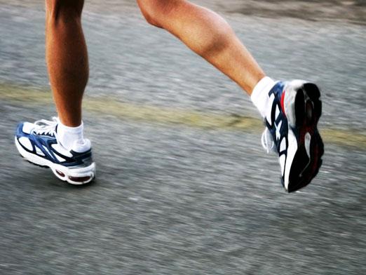 How many calories are burned while running?